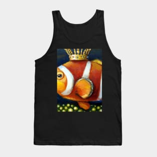 Clown fish with a Crown Tank Top